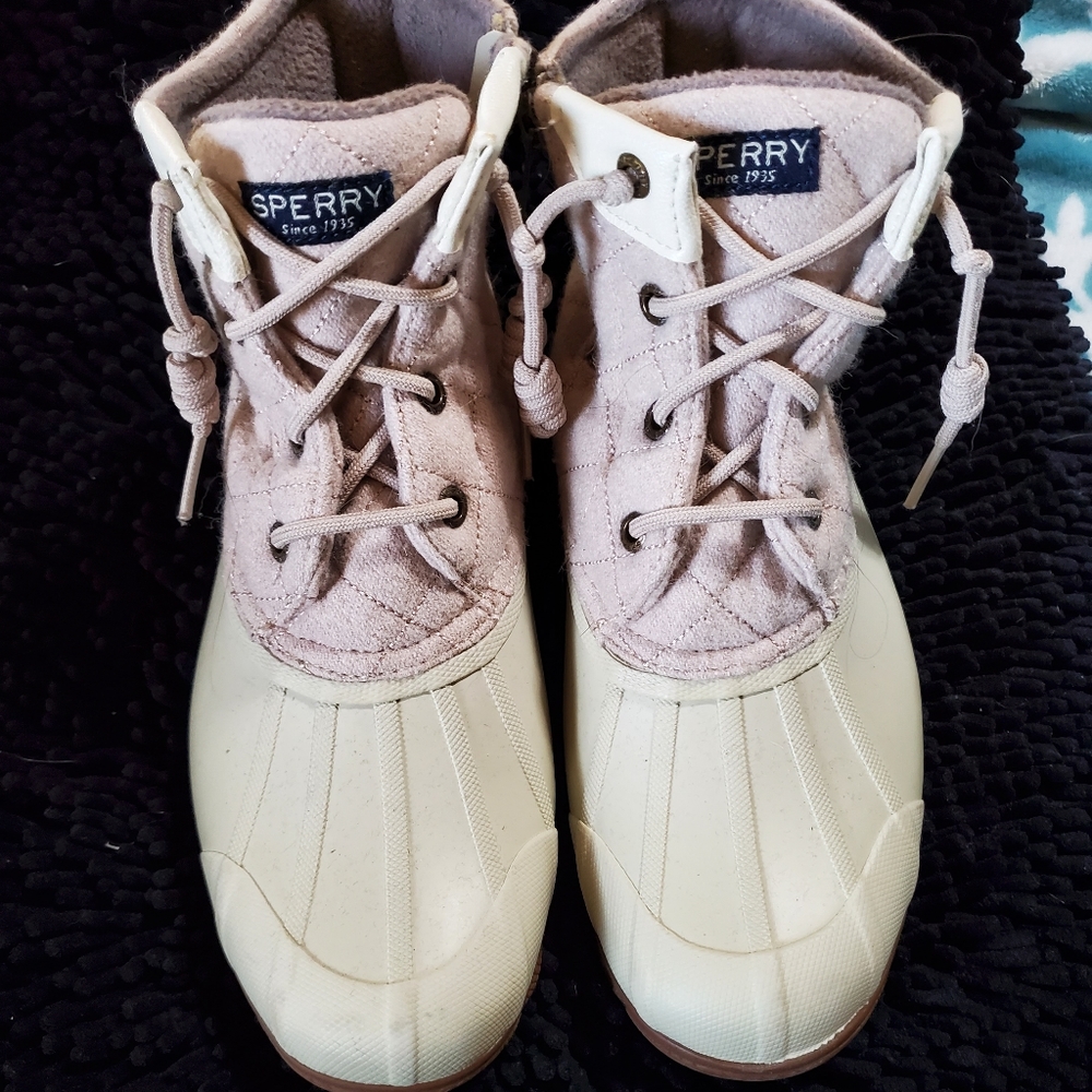 Sperry syren gulf wool quilt boot